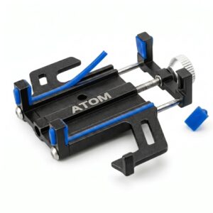 PORTA CELULAR ATOM PHD-3699 / NEGRO-AZUL / SOPORTE