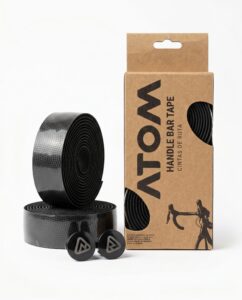 CINTA ATOM PARA TIMÓN RUTA HL-GR28-10 / 3X190CM / NEGRO