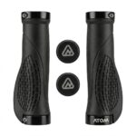 MANIGUETA ERGONÓMICAS ATOM HL-G203 / DOBLE AJUSTE / NEGRO / 130MM