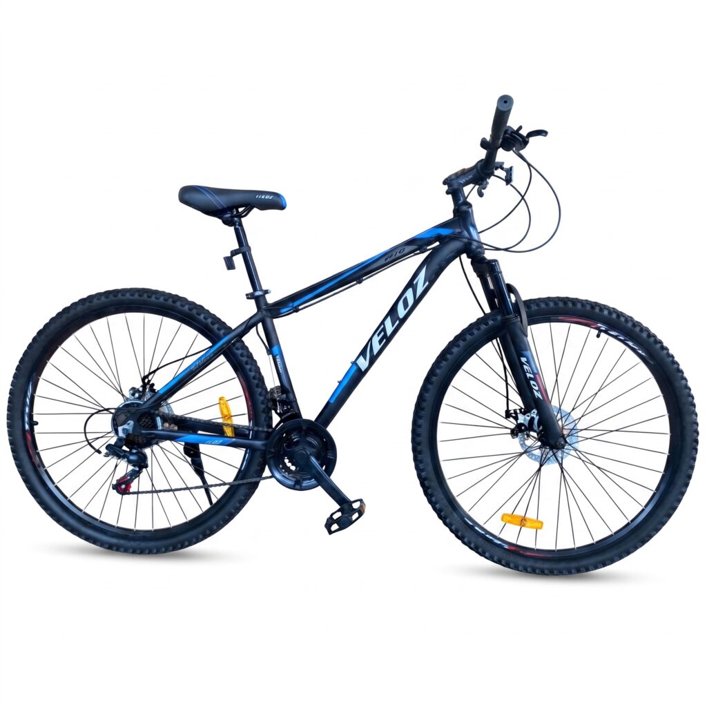 BICICLETA MTB VELOZ 29" ALUMINIO / 3X7 VEL / NEGRO-AZUL
