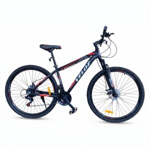 BICICLETA MTB VELOZ 29" ALUMINIO / 3X7 VEL / NEGRO-ROJO