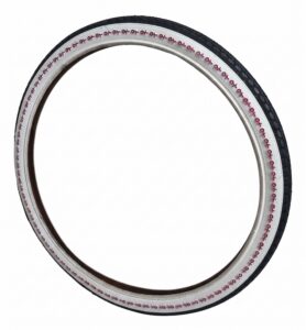 LLANTA 24x1.75 CST / ALAMBRADA / NEGRO BORDE BLANCO